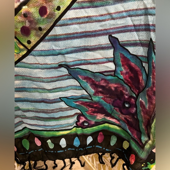 Bali Butterfly Sarong Paleo Wrap Scarf Shawl Tapestry - Beach Boho Hippie - Picture 6 of 10